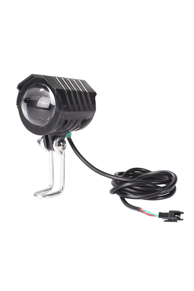 1Pc 48 to 80V 2 in 1 Scooter Horn Headlight Durable Waterproof Motorcycle Electric Bike Front Light