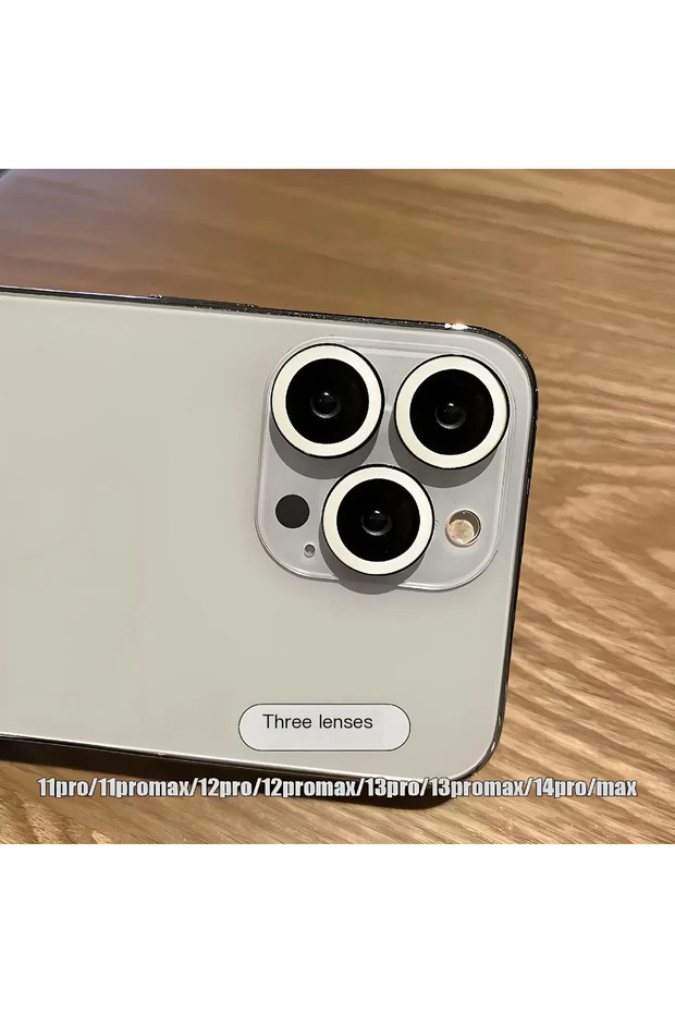 زجاج مقوى 16pro 16proMax (3 قطع بيضاء 2-3 قطع فيلم واقي للكاميرا من السيراميك المضيء لجهاز IPhone 16