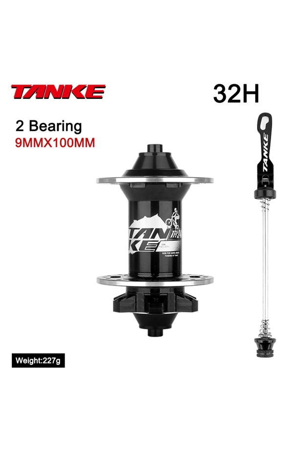 32H Black Front QR TANKE MTB 120 Click Hub 6 NBK Bearing Bike Front Rear 32 36 Holes Disc Brake QR B