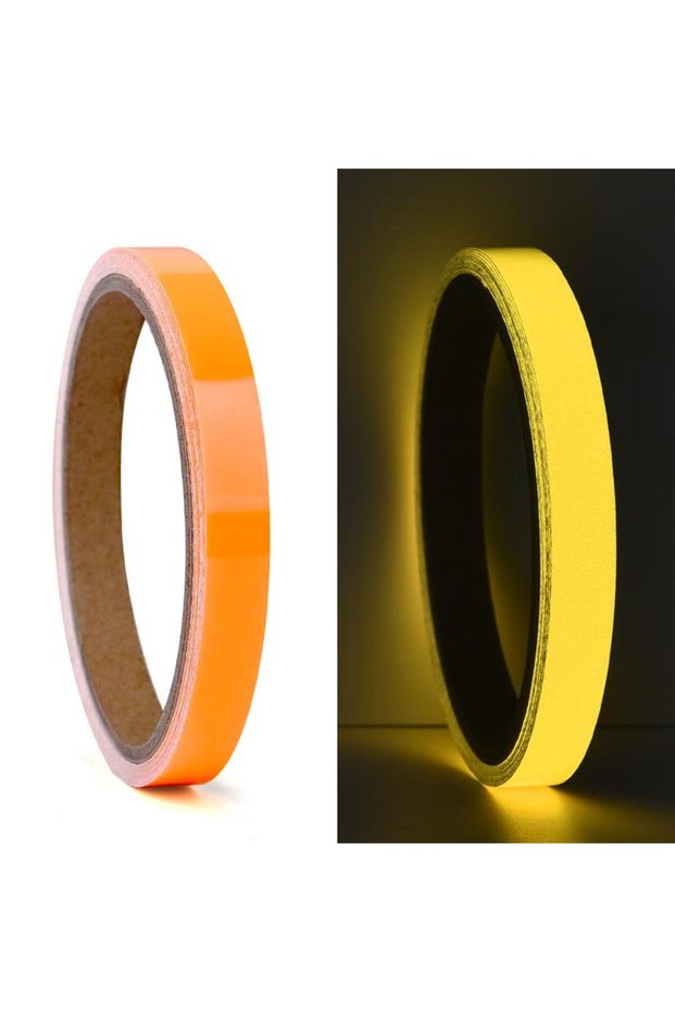1CMx3M 1626121 3M Luminous Fluorescent Tape Night Self-Adhesive Glow In The Dark Sticker Safety Warn