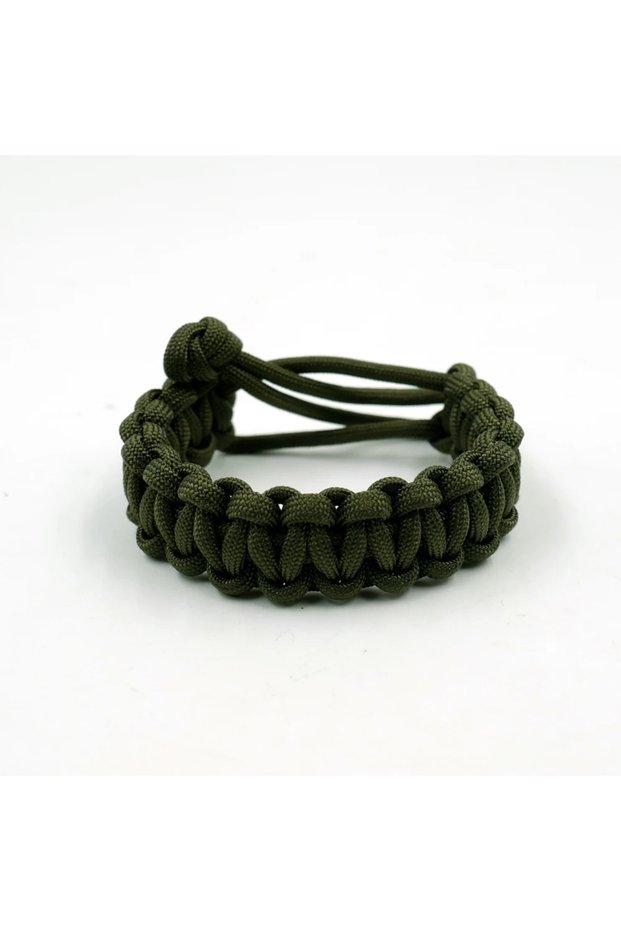 Army Green 7 Colors Adjustable Survival Emergency Bracelet 550 Paracord Cord Bracelet Weaving Cord F