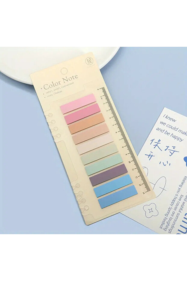 9 200pcs Index Sticky Note Tabs, Writable Page Marker for Book Annotations, Transparent Calendar Ma.
