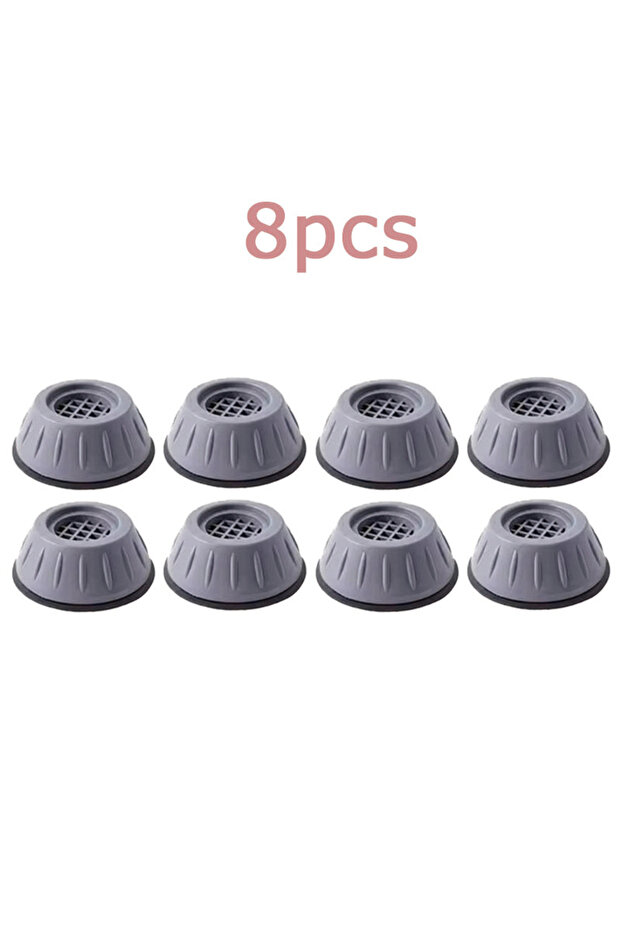 8pcs 2-12pc Anti Vibration Feet Pads Waterproof Legs Slipstop Silent Skid Raiser Mat Washing Machine