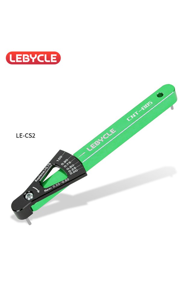 LE-CS2-Green LEBYCLE 6 Colors Bicycle Chain Wear Indicator Tool Chain Links Checker MTB Road Bike Al