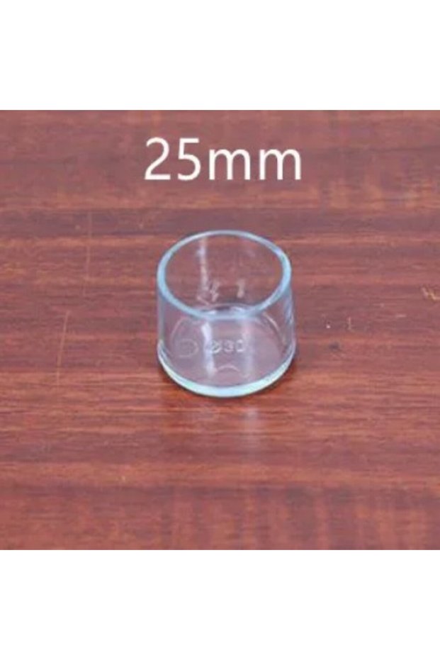 16 pcs 25mm 16Pcs Transparent Furniture feet Caps Chair Table Sofa Non-slip Mute Rubber Leg Mat Wood