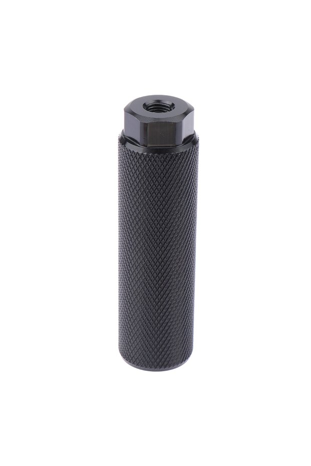 Black 1Pcs Alloy Foot Stunt Peg For BMX Bike Fit 3 8 Inch Axles Bike Pegs Anti Skid Lead Rest Pegs B