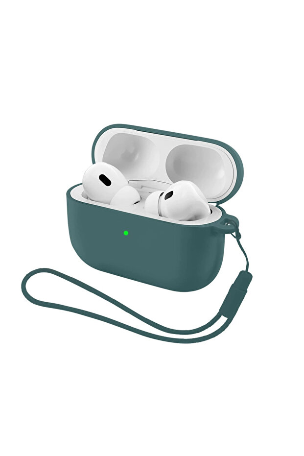 For Airpods Pro 2 green 2 in 1 Liquid Silicone Earphone Case for Airpods Pro 3 2 2nd Generation Air