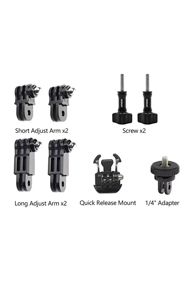 With Adapter Kit Adjustable Extension Link Connector Arm Accessories For GoPro Hero 13 12 11 10 9 8