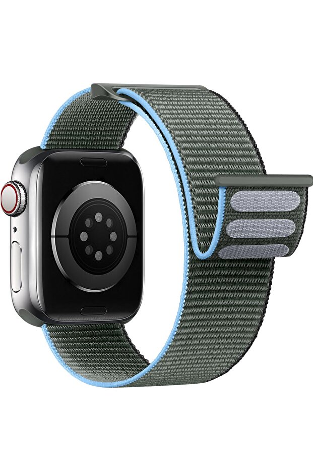 38 40 41 S10-11 42mm 28Inverness Green Nylon Loop For Apple Watch Strap 45mm 44mm 49mm 46mm 42mm 41m