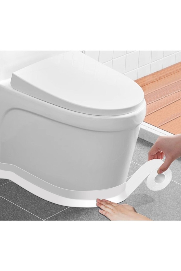 white 3MX2CM 1pc Bathroom Waterproof Wall Stickers Sealing Tapes PVC Adhesive Sealing Strips Sink Ed