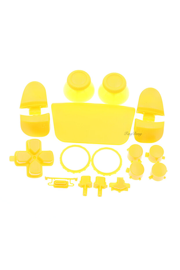 Yellow Full Set For PS5 V3.0 BDM-030 Controller Joysticks Cap L1 R1 L2 R2 Trigger Key Direction Acti