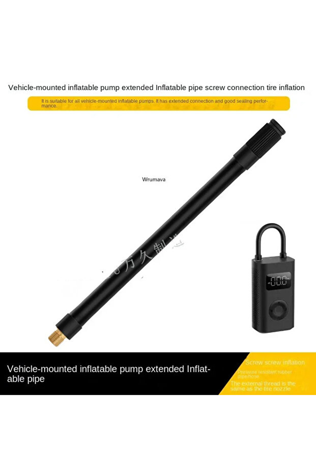 40CM 16/30/40/60/80CM Air Replacement Hose Extension Tube Adapter Inflator Pump For miji...