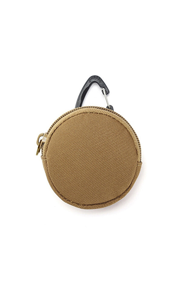 TAN Tactical EDC Men Key Wallet Pocket Outdoor Usb Cable U-Disk Earphone Storage Bag for AirPods Fre