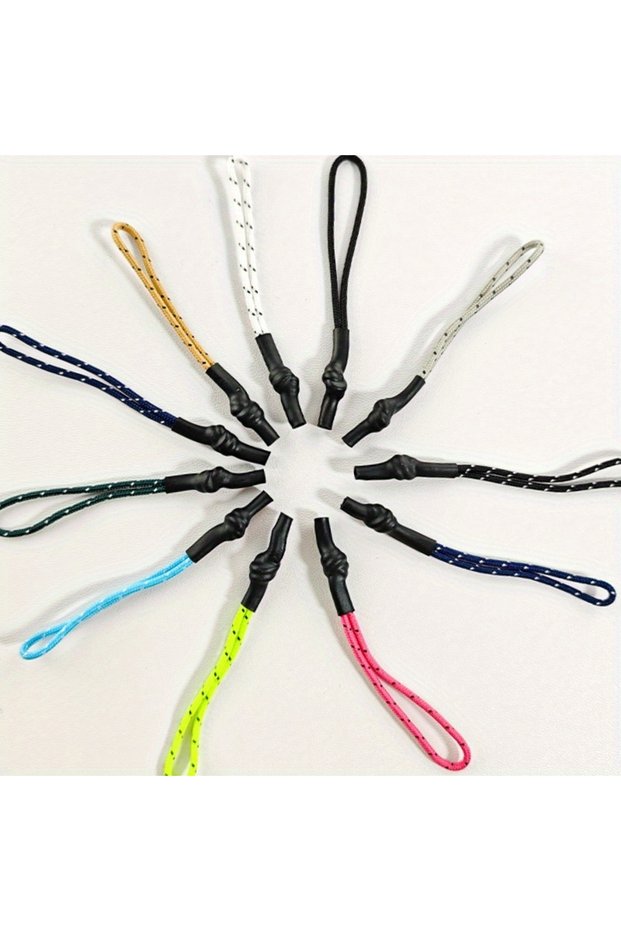 7cm mix-20pcs 20pcs 2.95inHeat shrink tube rope Clothing bag rope Tail rope head rope knot sleeve ro