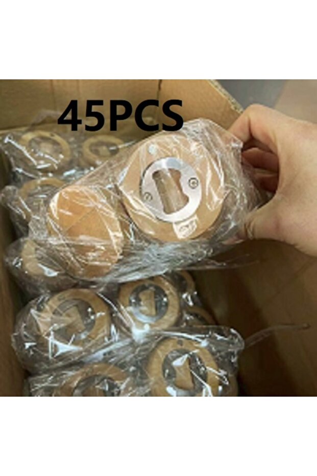 45PCs 5/15/25/45pcs Bamboo Blank DIY Bottle Opener Suitable For Bar Or Household Barware Tool Weddin