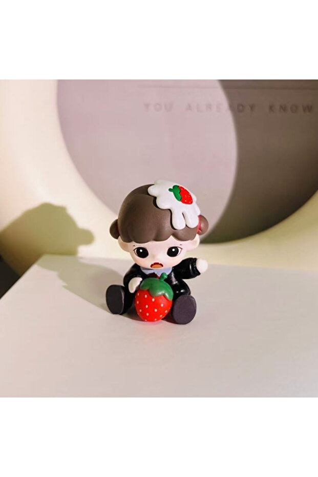strawberry Tntspace Baby Zoraa I Love To Eat Fruit Mini Series Desktop Creative Ornaments Diy Car De