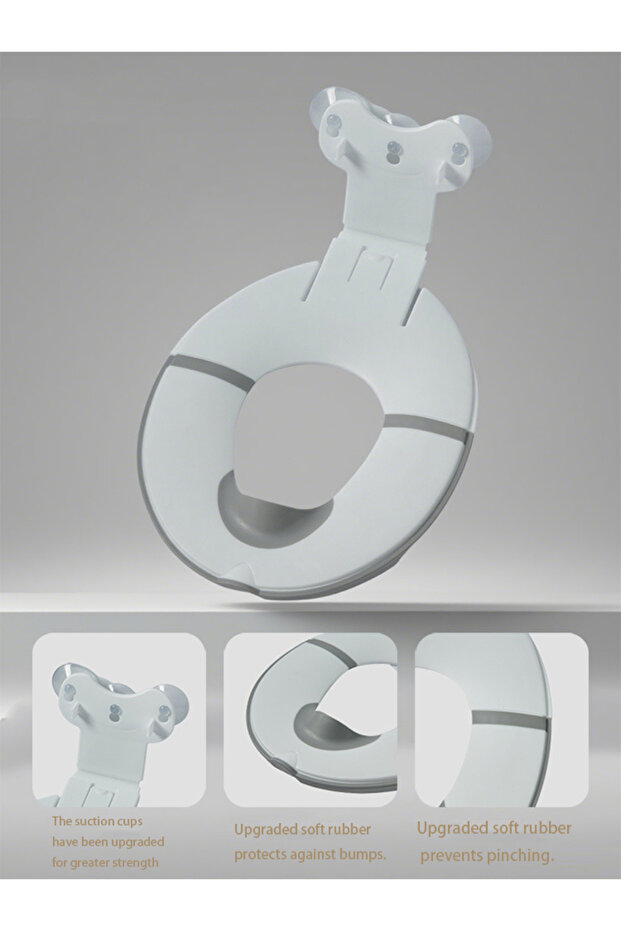 QT-RTMTQ.PRO Foldable Toilet Seat For Children, Flip & Sit Potty Seat, Attaches to Toilet Securely,