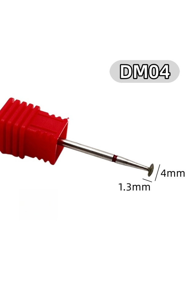 DM04 1Pcs Diamond Nail Drill Bit Glue 3/32"Nail Overflow Remover Cuticle Cleaner Electric Nail Drill