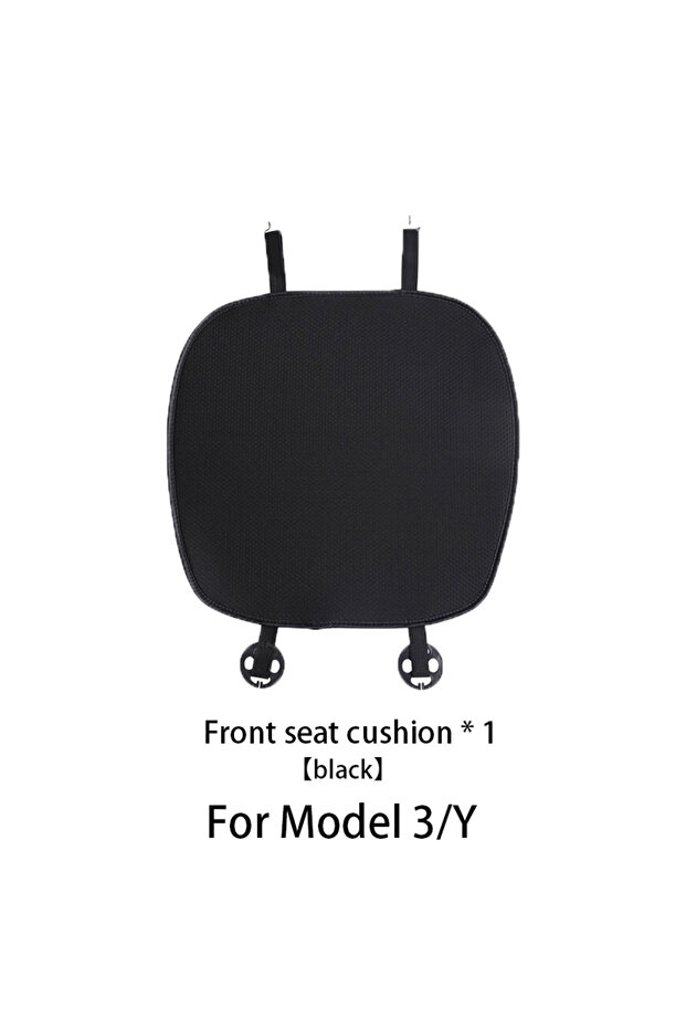 T-M3Y-F01-black car seat cover cushion For Tesla Model 3/Model Y 2019-2026 juniper Ice Silk Seat Cov