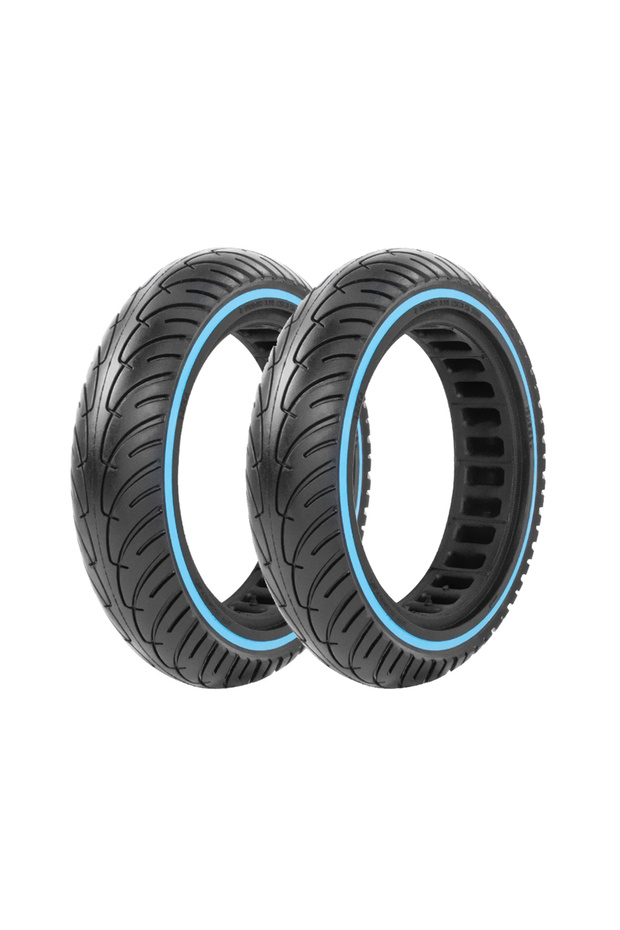 2 pieces blue 8.5 Inch Honeycomb Tyre Soild Tires For M365 1S Pro Electric Scooter Anti-Explosion S