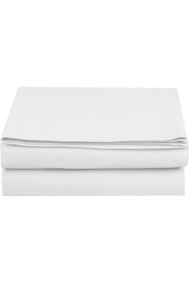 168X230CM White Luxury Bed Sheets - Elegant Wrinkle-Free 1500 Thread Count, Multi-Color Options