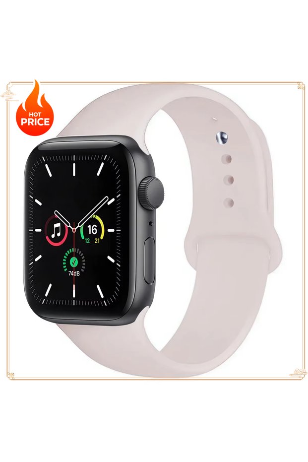 38 40 41 s10-42mm-S HP Original Silicone Strap for Watch Band 38/40/41/42/44/45/46MM 49mm Bracelet