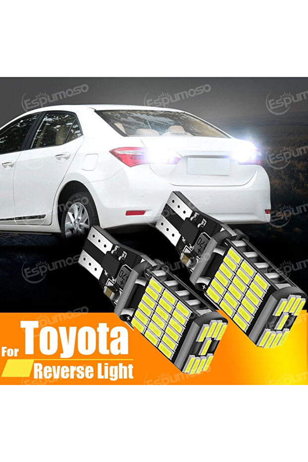 2pcs 2pcs LED Backup Light Blub Reverse Lamp W16W T15 921 Canbus For Ford Fiesta 6 7 Focus 3 Fusion