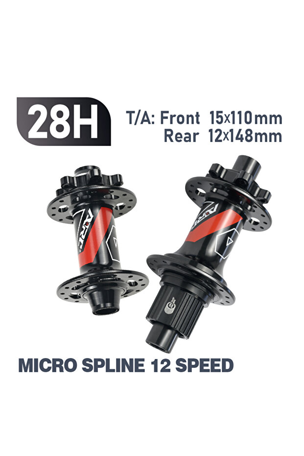 28H MS ARC 28 Holes Boost Hub Front 15x110 Rear 12x148 10x141 Sealed Bearing Hub 6 Pawls 114 Clicks