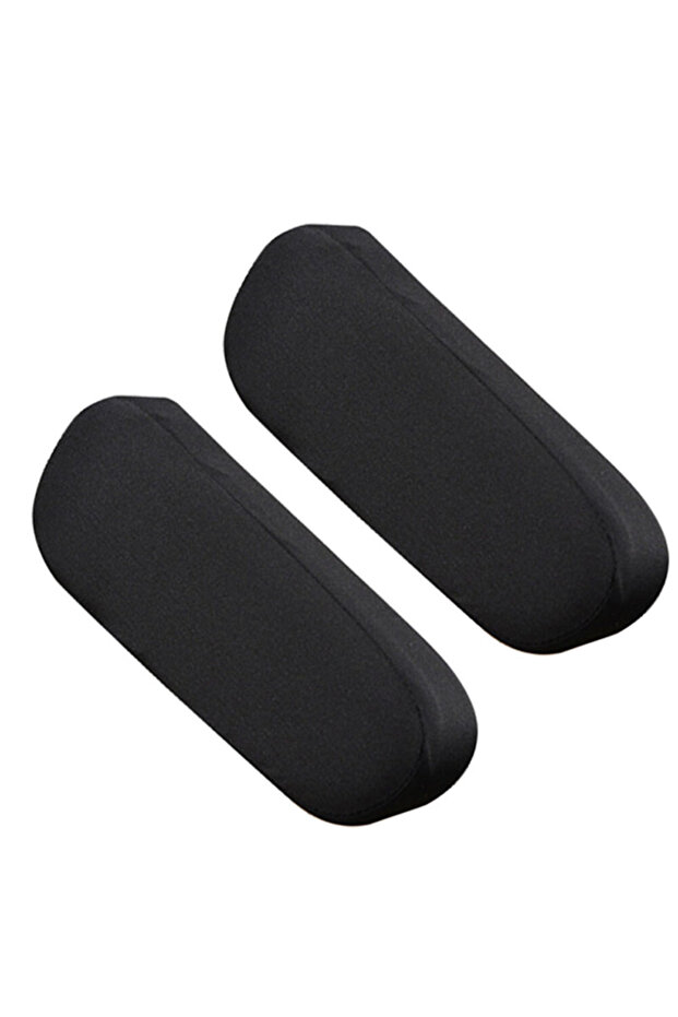 Black 1 pair Car Armrests Covers Auto Centre Console Elastic Front Seats Armrest Protector Covers Un