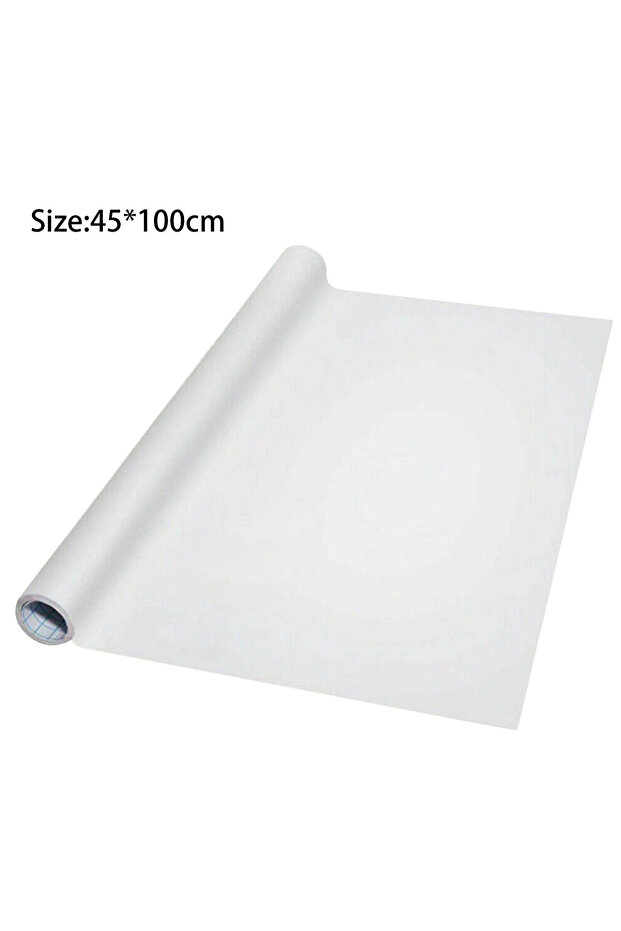 White 45x100CM Adhesive Chalk Board Sticker White Black Wall Sticker To-do List Message Note Board F