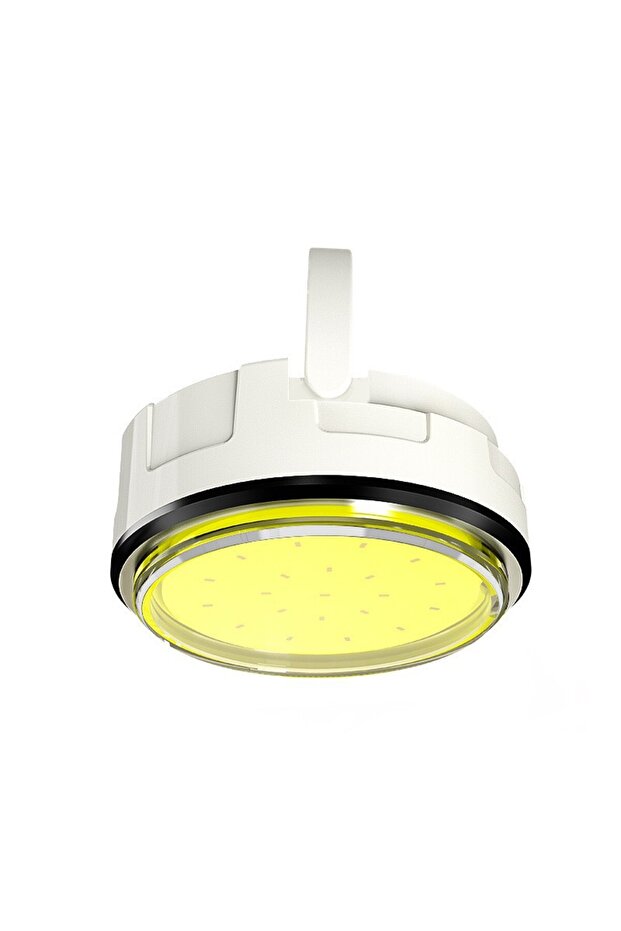 مصباح يدوي صغير أبيض عالي الطاقة قابل لإعادة الشحن عبر منفذ USB، مصباح تخييم LED محمول مزود بمغناطيس، للاستخدام الخارجي، 3 لتر