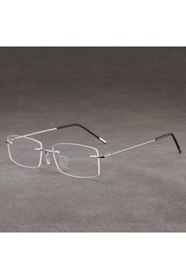 +250 SLIVER Ultralight TR90 Memory Titanium Rimless Reading Glasses Business Frameless Men&Women Pre
