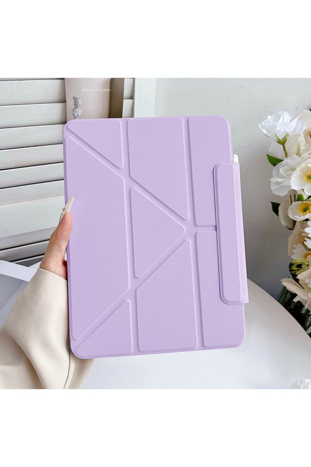 Air4 Air5 PURPLE Smart Case for iPad A16 11th Gen 2025 for iPad Air11 13 inch M2 M3 Mini6/7 iPad Air