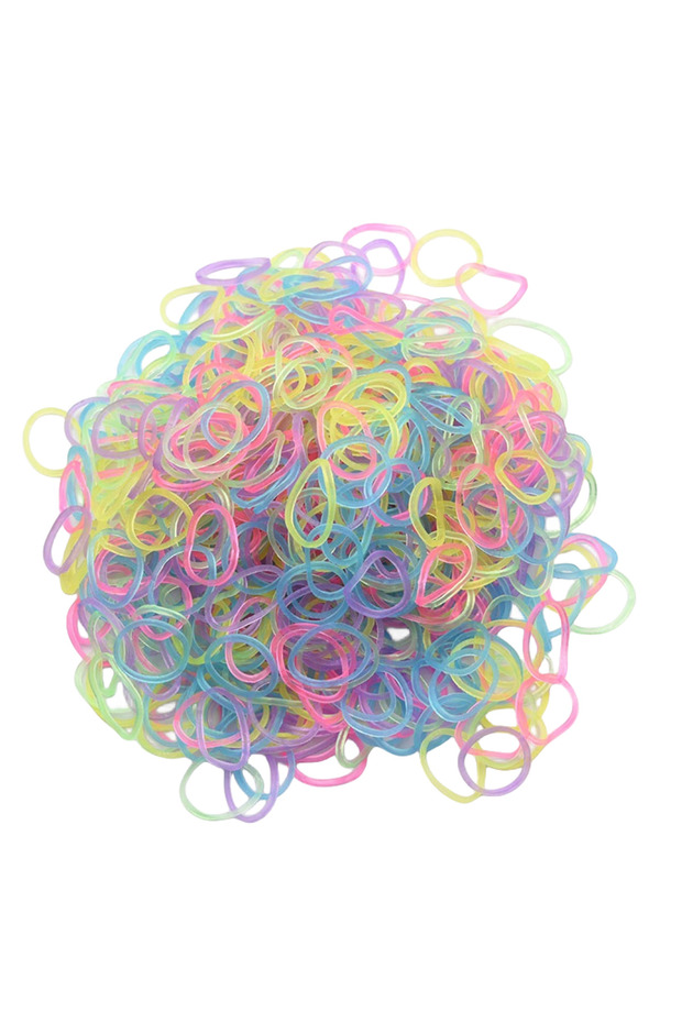 Mix 600pcs 600pcs Glow in the Dark Loom Band Kit Colorful DIY Bracelet Making Set with Beads & Acces