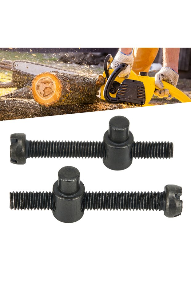 2pcs Bar Chain Adjuster Tensioner Screws Metal For 405 5016 Chainsaw Grass Trimmer Garden Lawn Mo...