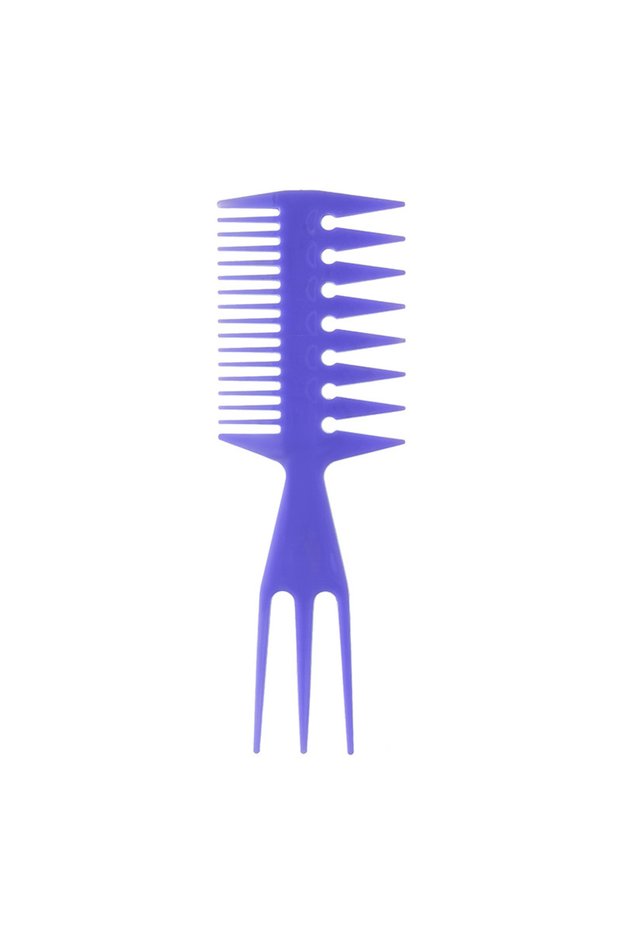 Purple SDYCS 3-In-1 Big Teeth Double Side Tooth Hair Combs for Women Anti-static Comb for Curly Hair