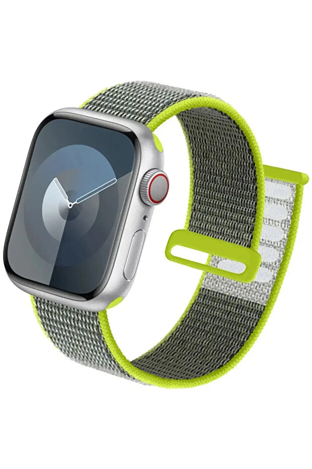 42mm-44mm-45mm-49mm flash yellow 2 Nylon loop Strap For Apple Watch Bands 49mm Ultra2 44mm 40mm 45mm