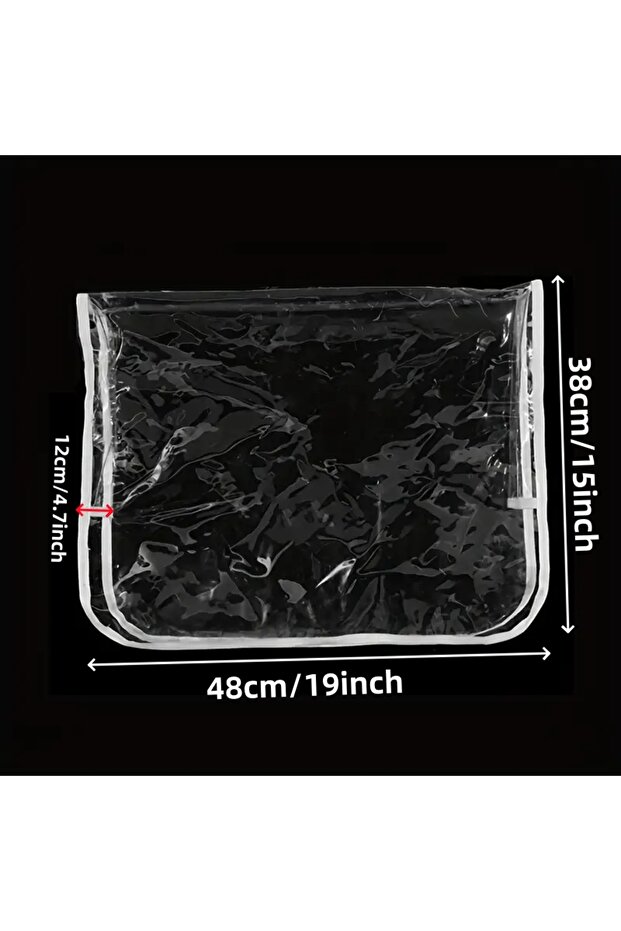 1pc White 1/3/5pcs Chair Back Cover Plastic Transparent Salon Chair Back Cover Suitable for Most Sta