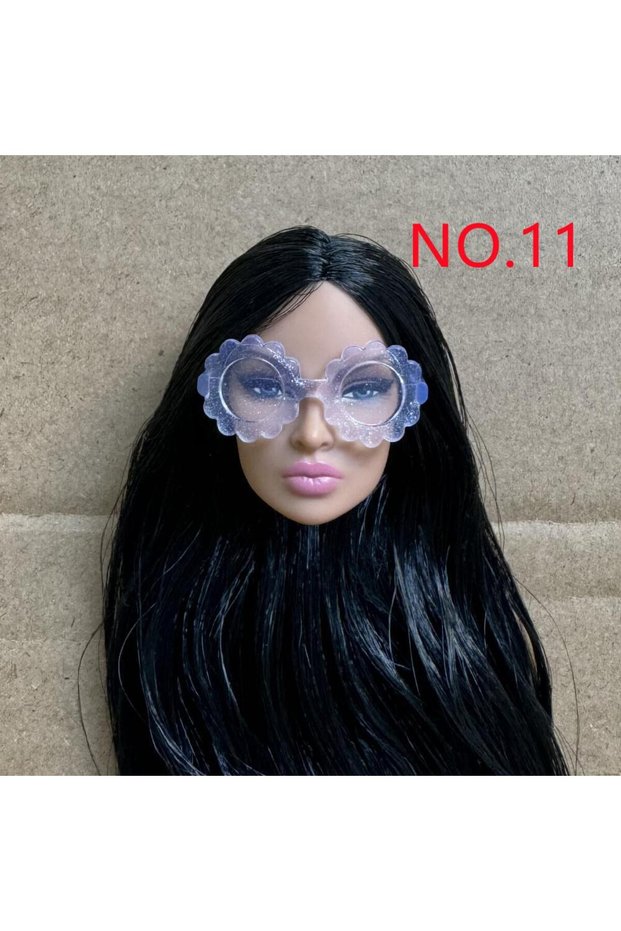 glasses only 11 Original Doll Glasses Sunglasses Different Styles Fashion Multi-color Accessories Fo