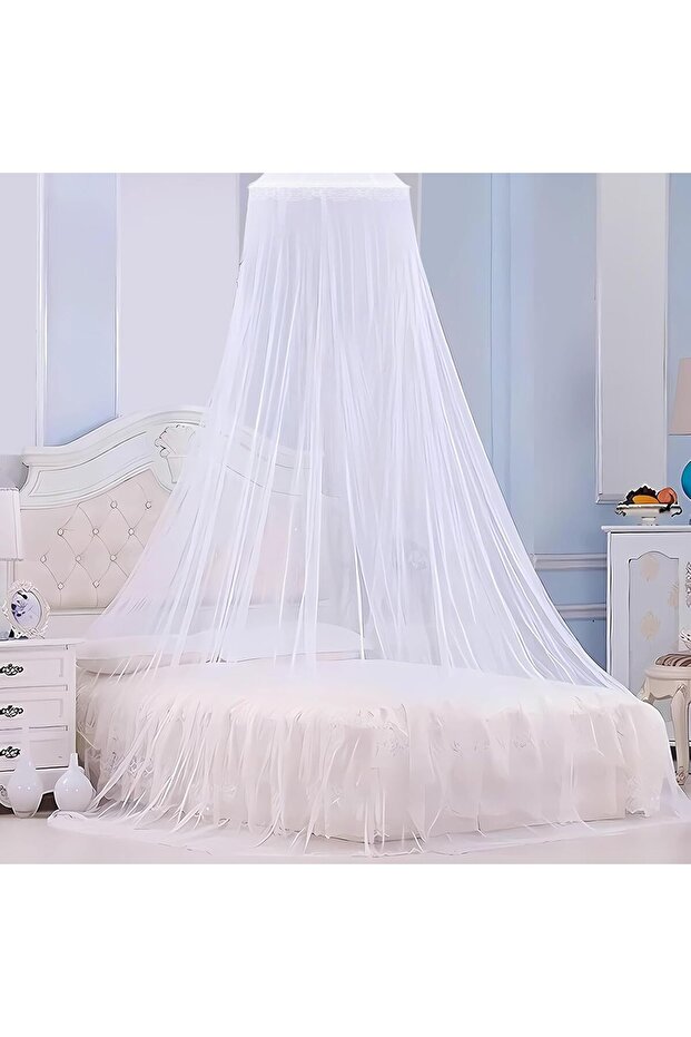 White Large Mosquito Net Bed, Mosquito Net Single Double Bed, 0.6x2.5x10.5M Mosquito Repellent Cover