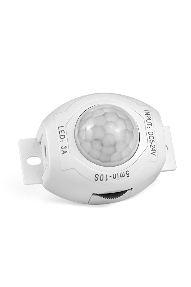 WHITE DC 5V 12V 24V LED Light Motion Sensor Switch Human Body Induction Detector For LED Strip Lamp