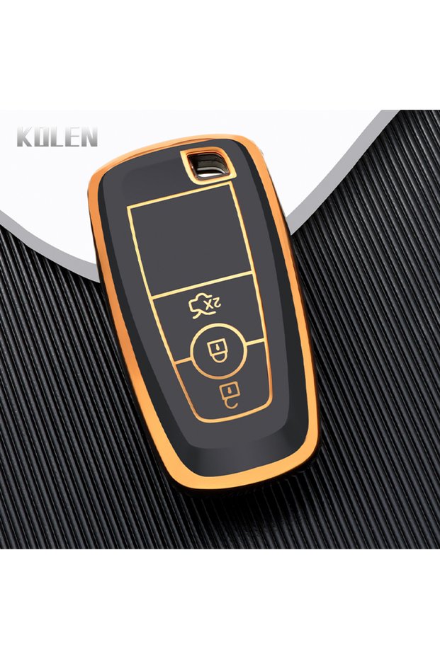 3 Button Black TPU Car Remote Key Case Cover Shell Fob For Ford Edge Fusion Mustang Explorer F150 F2