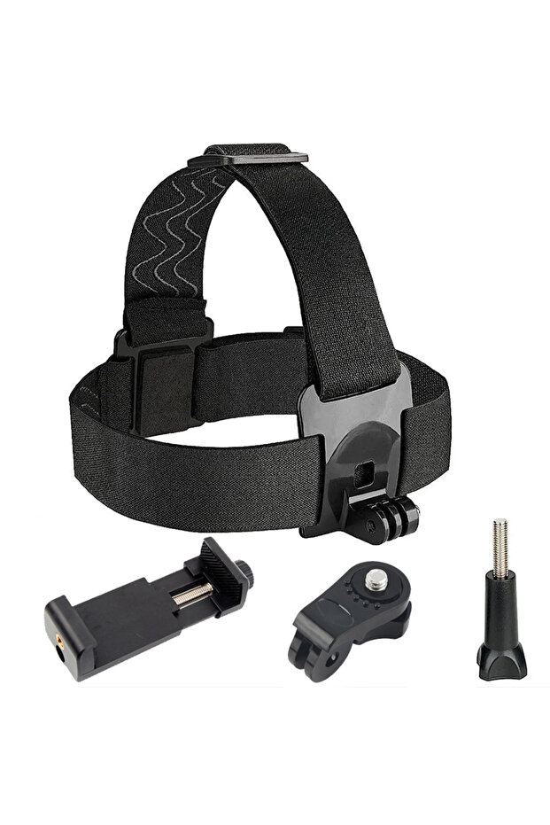 D Head Strap Mount For GoPro Hero 13 12 11 10 9 8 7 Insta 360 X5 X4 X3 GO 3 3S DJI Osmo Action 3 4 5
