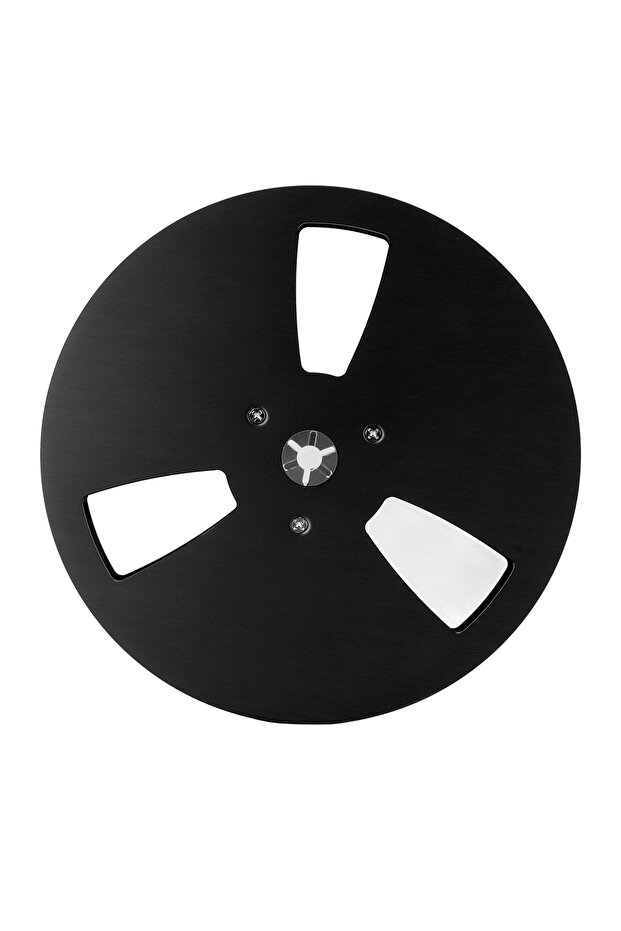 black Recording Takeup Reel Improve Sound Quality High Strength 3 Hole 1/4 7 Inch Empty Reel for Re