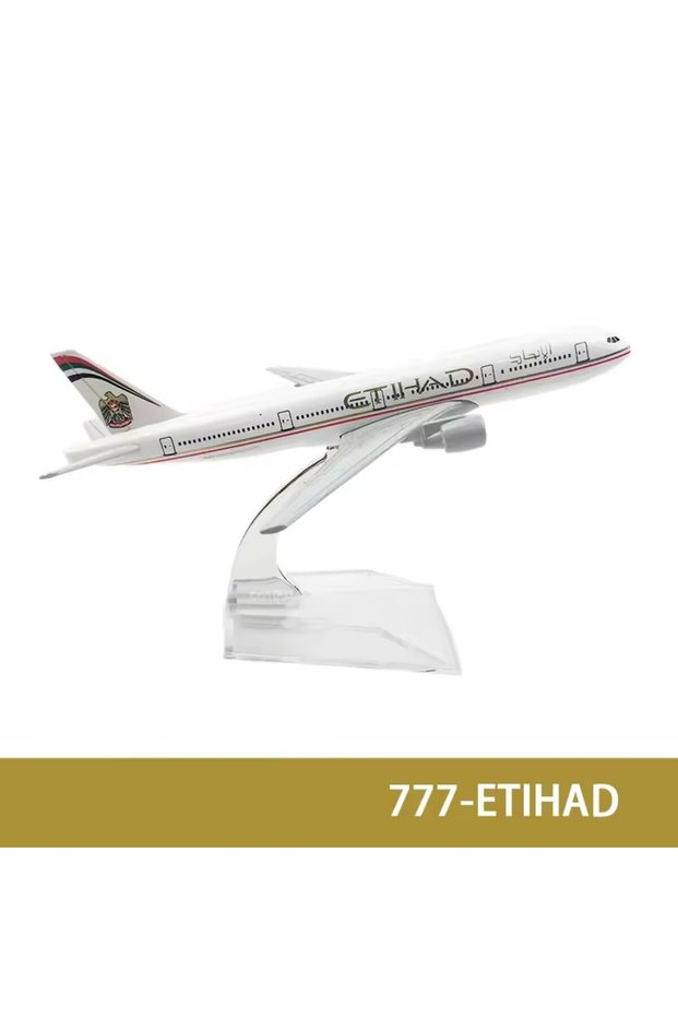 777-ETIHAD 16CM Diecast Alloy 737 747 757 777 787 Airplane Model Toy Plane Collected Gift Series for