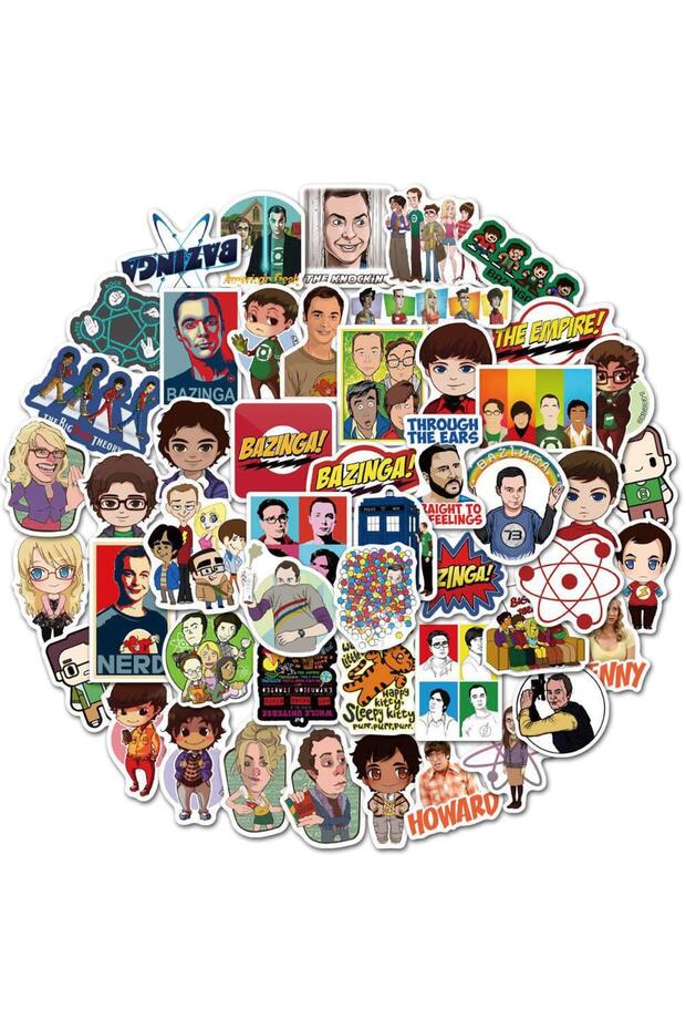 50pcs 50Pcs The Big Bang Theory Sticker TBBT Graffiti Stickers Phone Luggage Water Bottle Skateboard