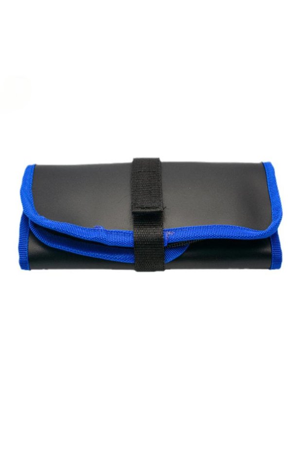 Blue Fishing Lure Bag 12 Slots Fishing Bag Lure Organizer Bait Storage Bag Waterproof Adjustable Fis