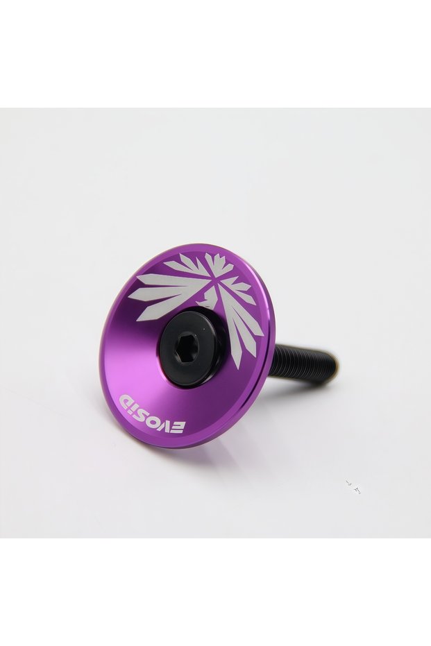Purple EVOSID Bike Stem Cover Aluminium Alloy Stem Top Cap Only 5.8g Ultra Light Headset Cover With