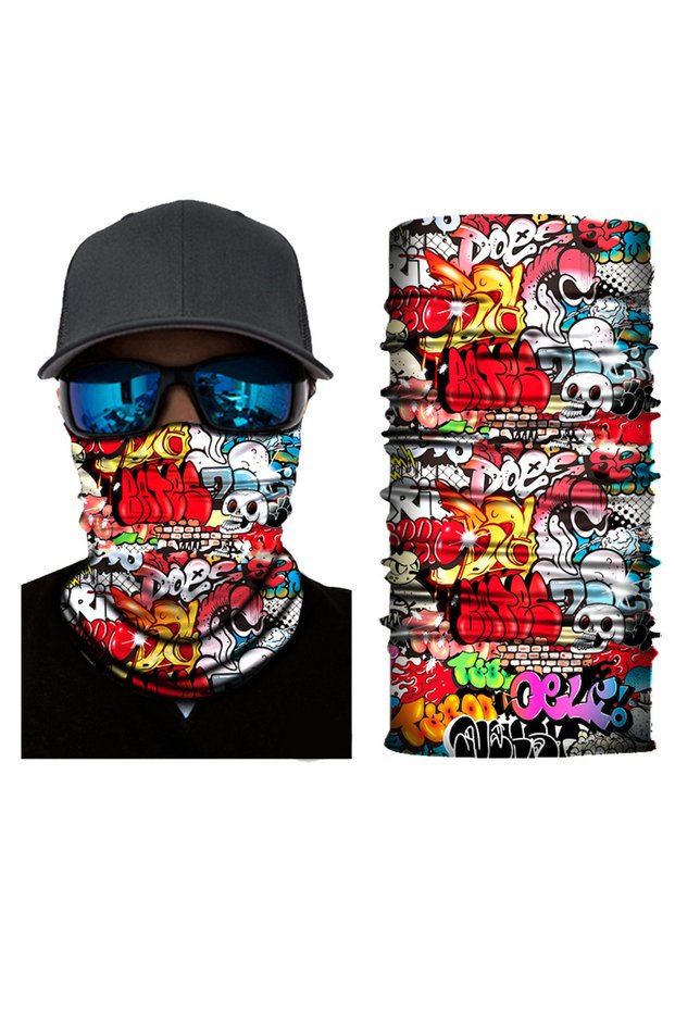 One Size S95 Hiking Scarves Summer Windproof Sunscreen Scarf Sports Riding Quick-drying Mask Seamles