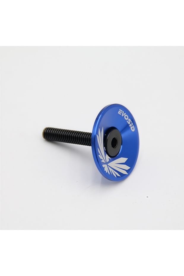 Blue EVOSID Bike Stem Cover Aluminium Alloy Stem Top Cap Only 5.8g Ultra Light Headset Cover With Sc